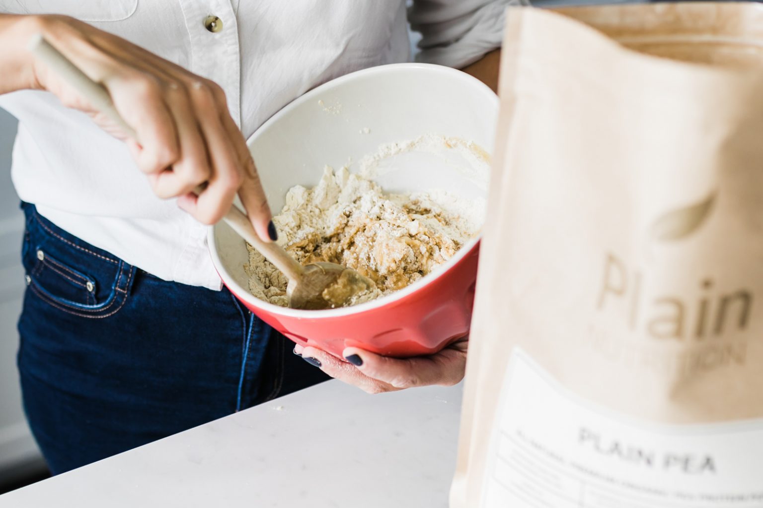 Organic Pea Protein Powder (Unflavoured) Plain Nutrition Canada