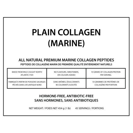 Plain Collagen (Marine) (front label)
