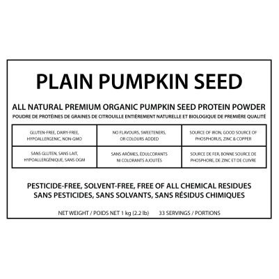 Plain Pumpkin Seed (front label)