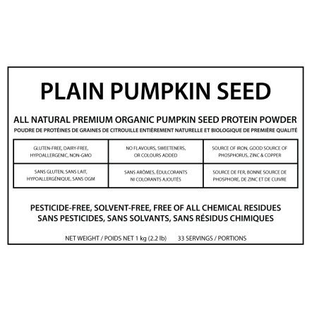 Plain Pumpkin Seed (front label)