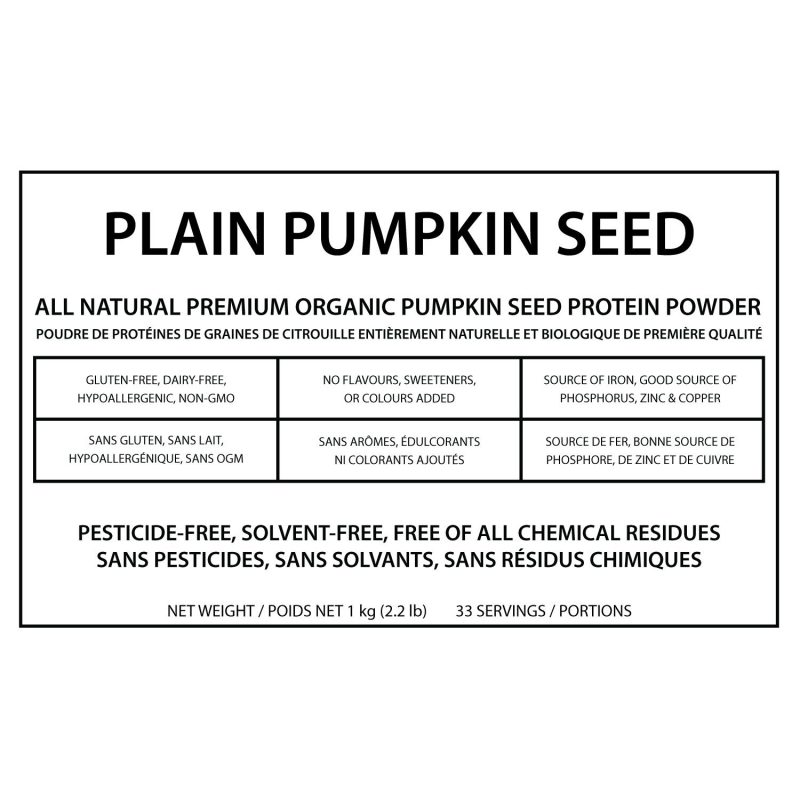 Plain Pumpkin Seed (front label)